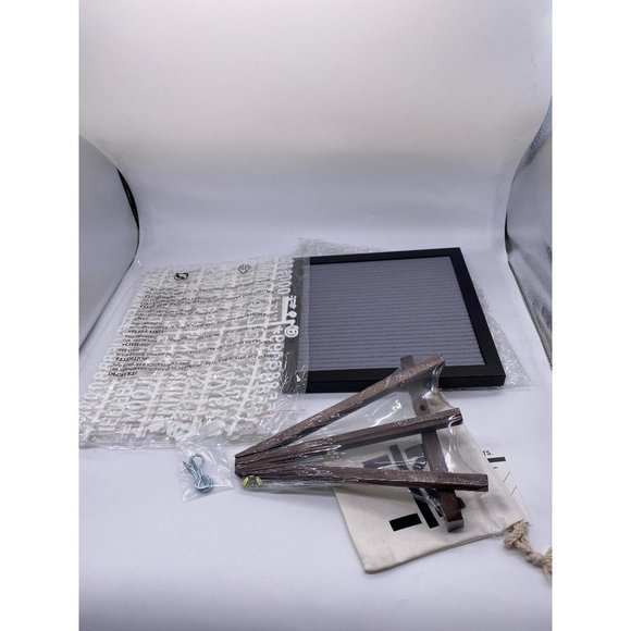 MultiTed Gray Espresso Letter Board - Picture 2 of 8